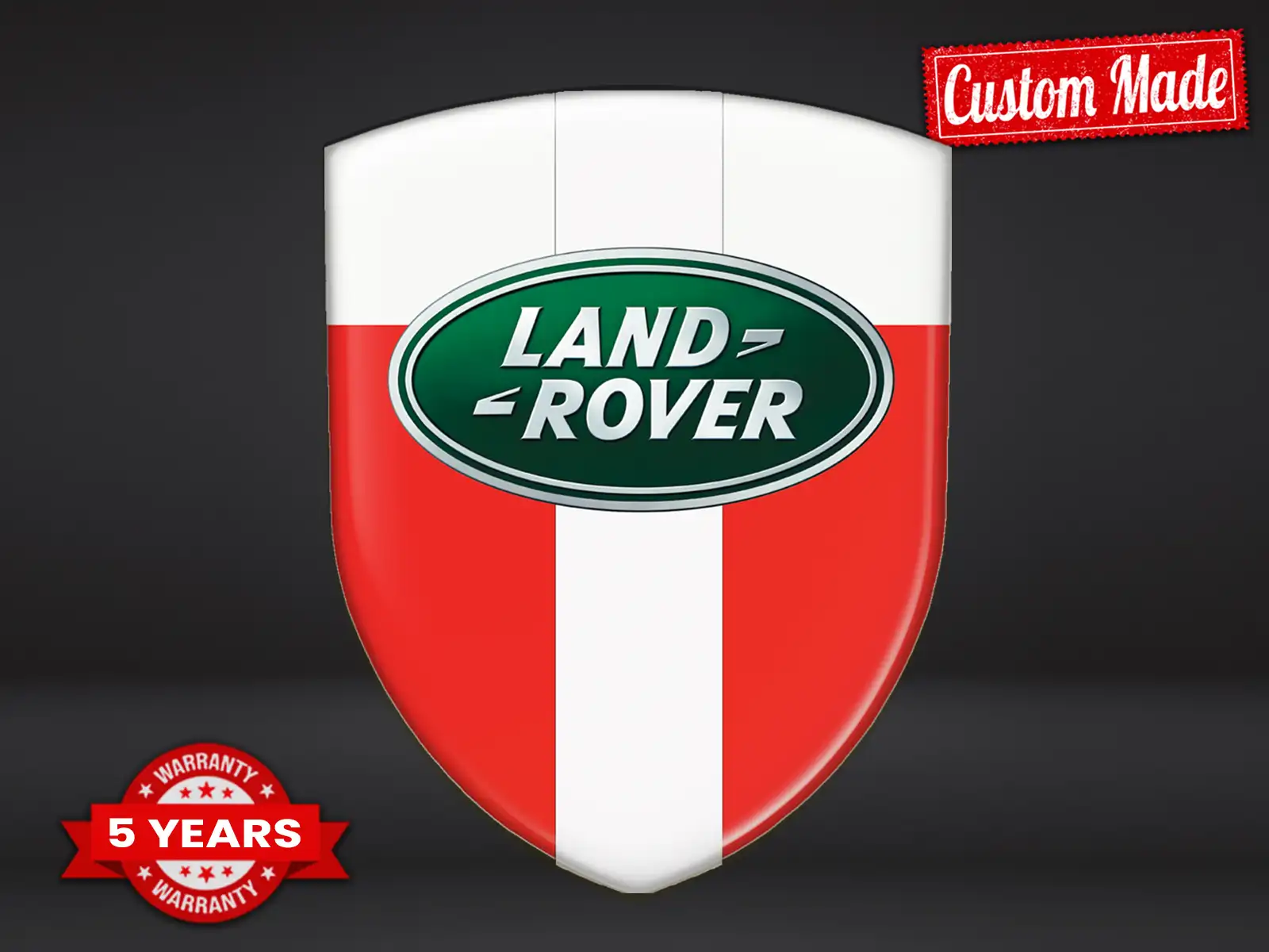 Land Rover Insignias En Relieve Resistentes Máximo Pro Rendimiento